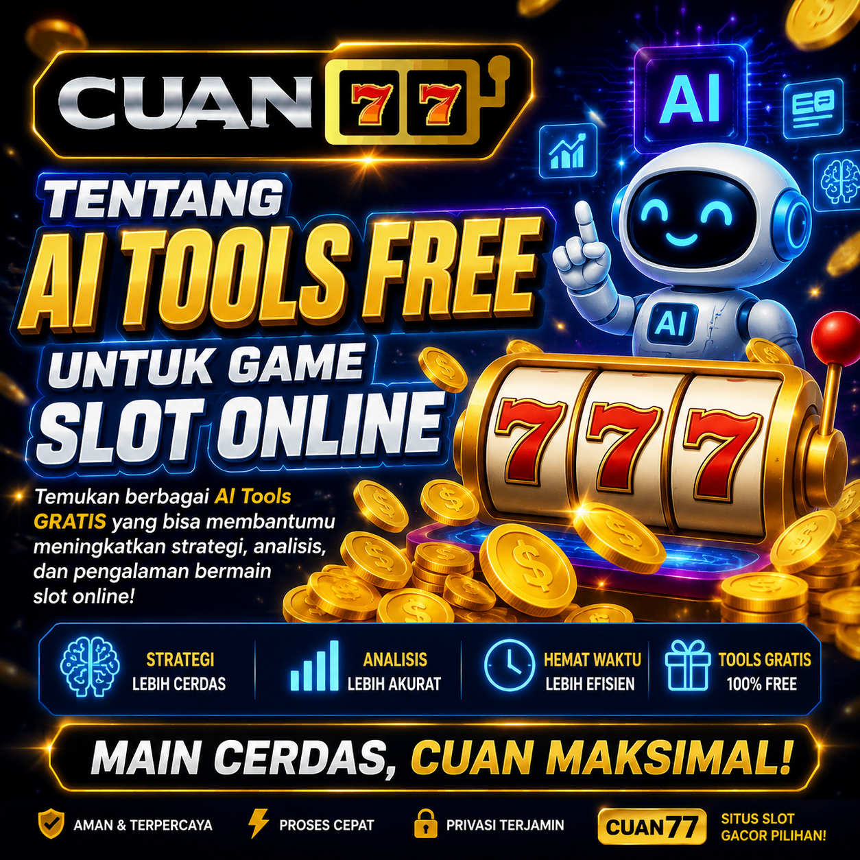 Cuan77 | Tentang AI Tools Free Untuk Game Slot Online
